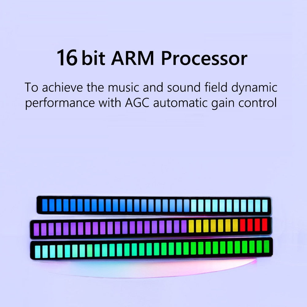 RGB Lydkontroll Rhythm Gjenkjennelse Lyslist | Skanto