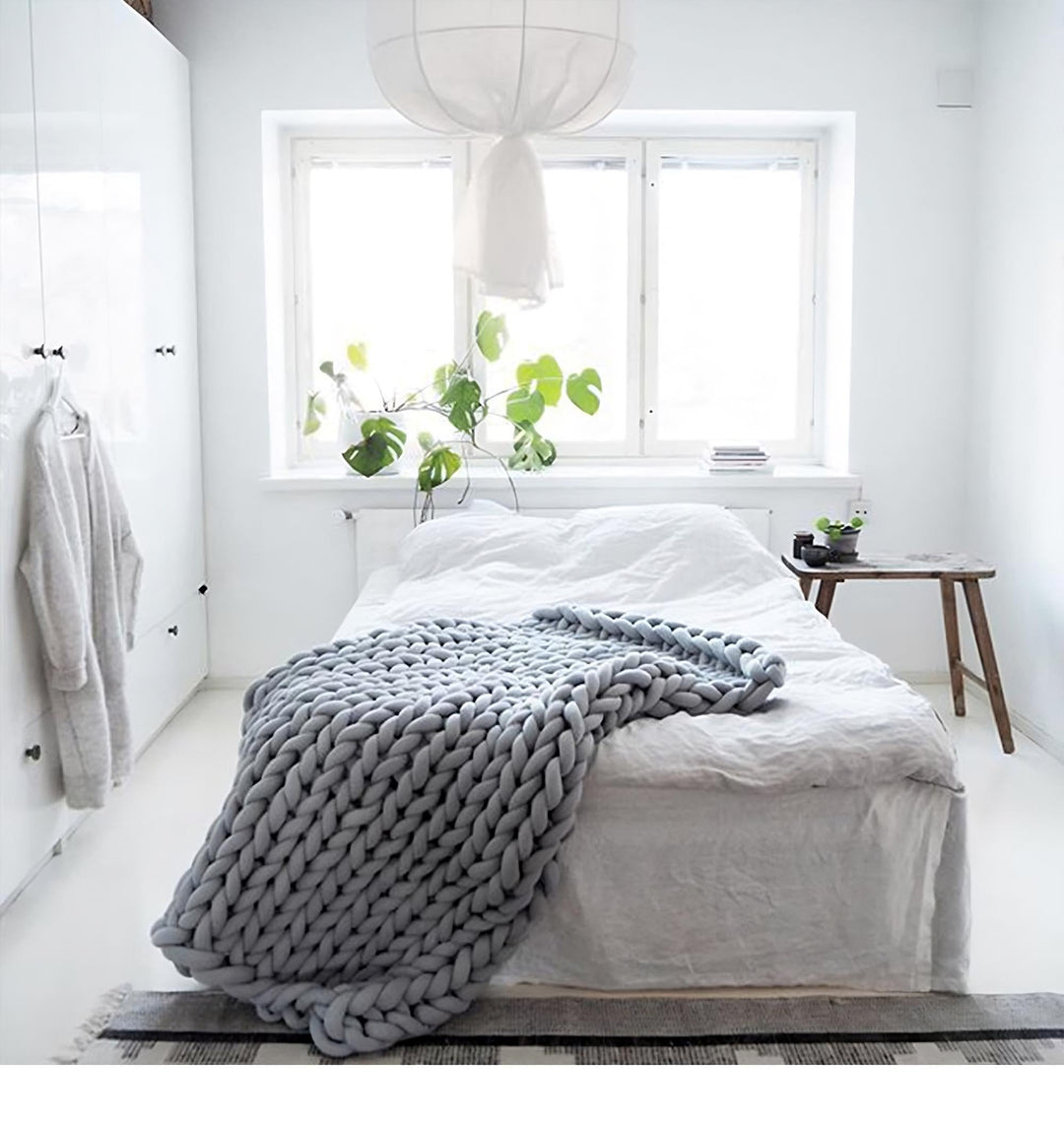Skanto | Strikket Teppe Strikk ditt eget teppe