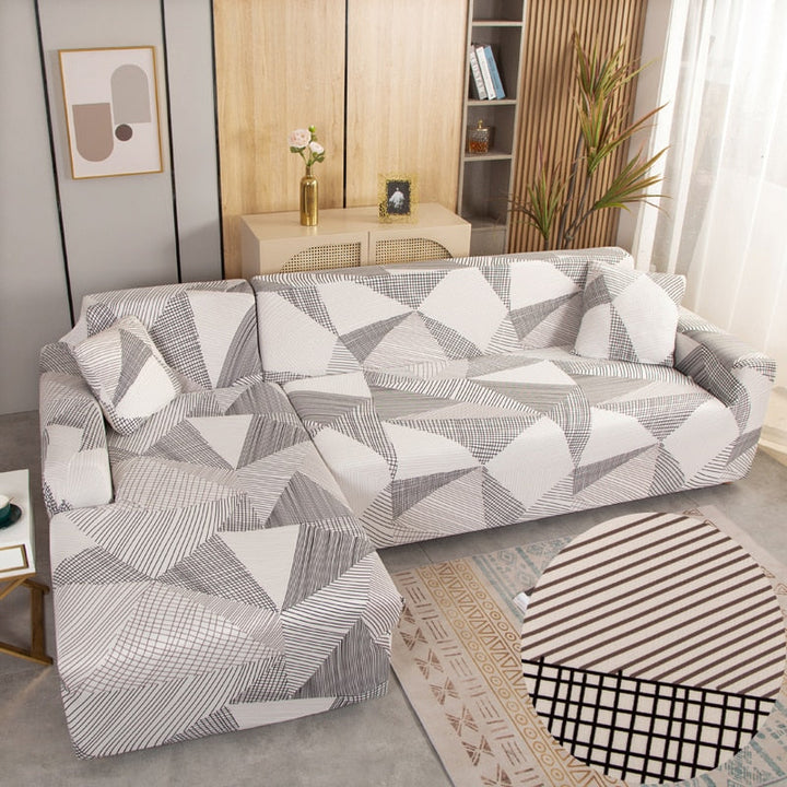 Skanto | Moderne Antiskli Fargerik Elastisk Sofa Trekk