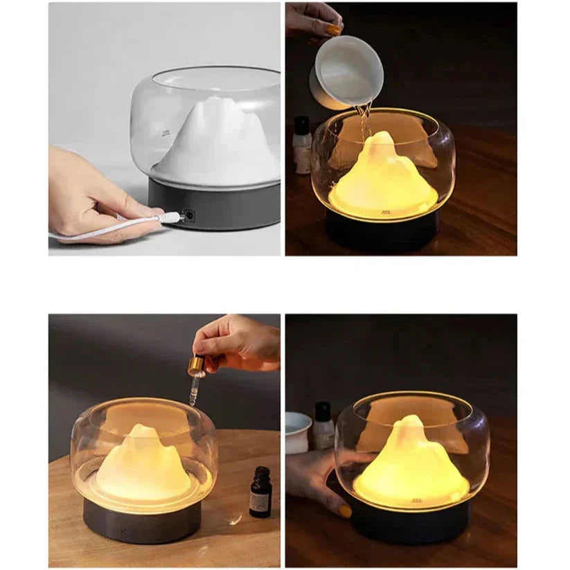 ÉclatScent – Luksus Duft Diffuser med LED Belysning Skanto