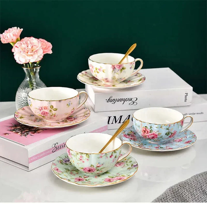 Skanto | Elegant Bone China Porcelain Coffee Cup - Luksuriøs og Unik Design