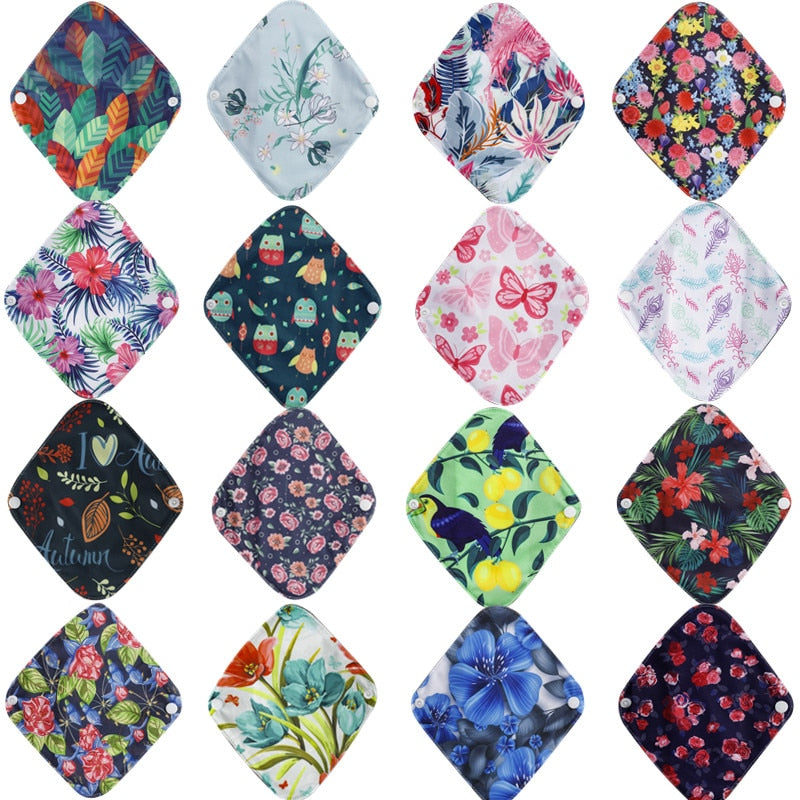 Skanto | 10Pcs Gjenbrukbareputer - Økologiske menstruasjons gjenbrukbare puter