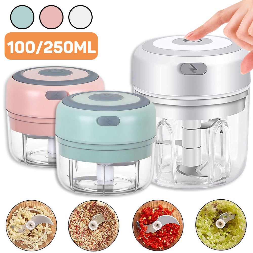 Mini Elektrisk Hvitløkshakker 100mL | Skanto