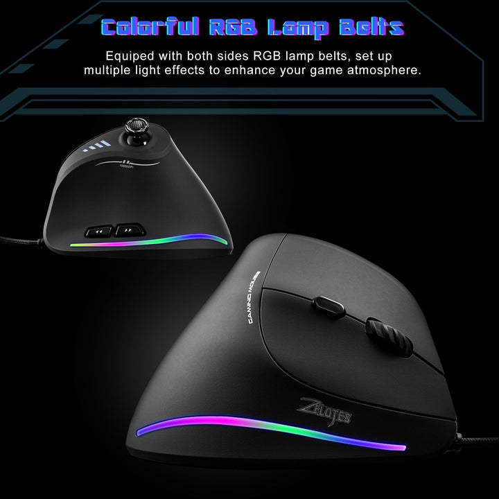Skanto | Programmerbar Ergonomisk RGB Game Master Mus