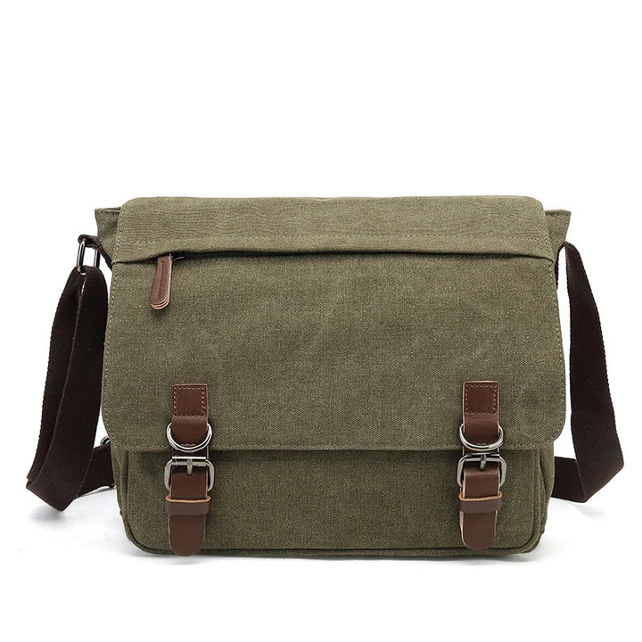 Skanto | Carlos – Robust Herresekk for Daglig Bruk | Slitesterk Lerret Crossbody Bag