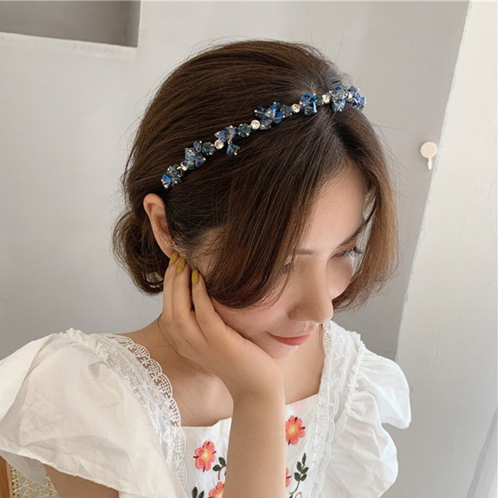 Skanto | Sofistikert Glitrende Rhinestone Krystall Hodebånd