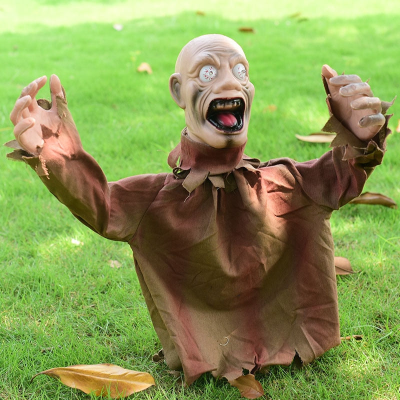 Skanto | Skremmende Skrikende Zombie Hage Halloween Dekorasjon