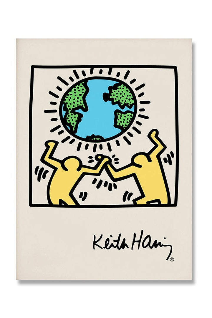 Skanto | Keith Haring Inspirert Lerretskunst