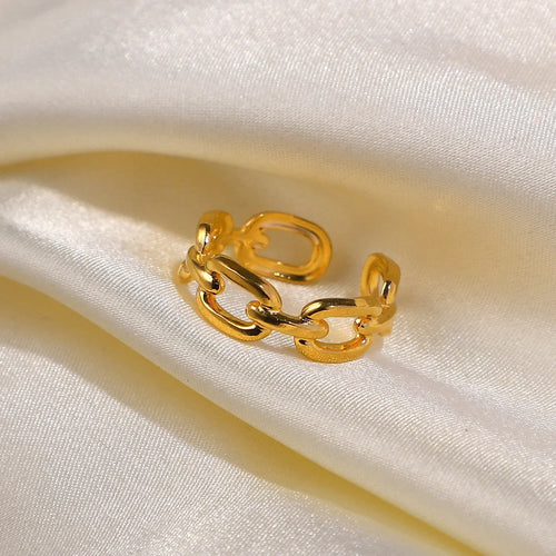 Skanto | 18k Justerbar Elegant Kjede Koblet Ring