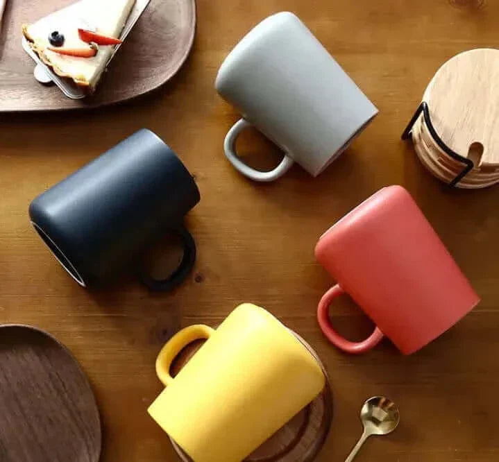 Skanto | Veldig stor steintøy kaffekopp