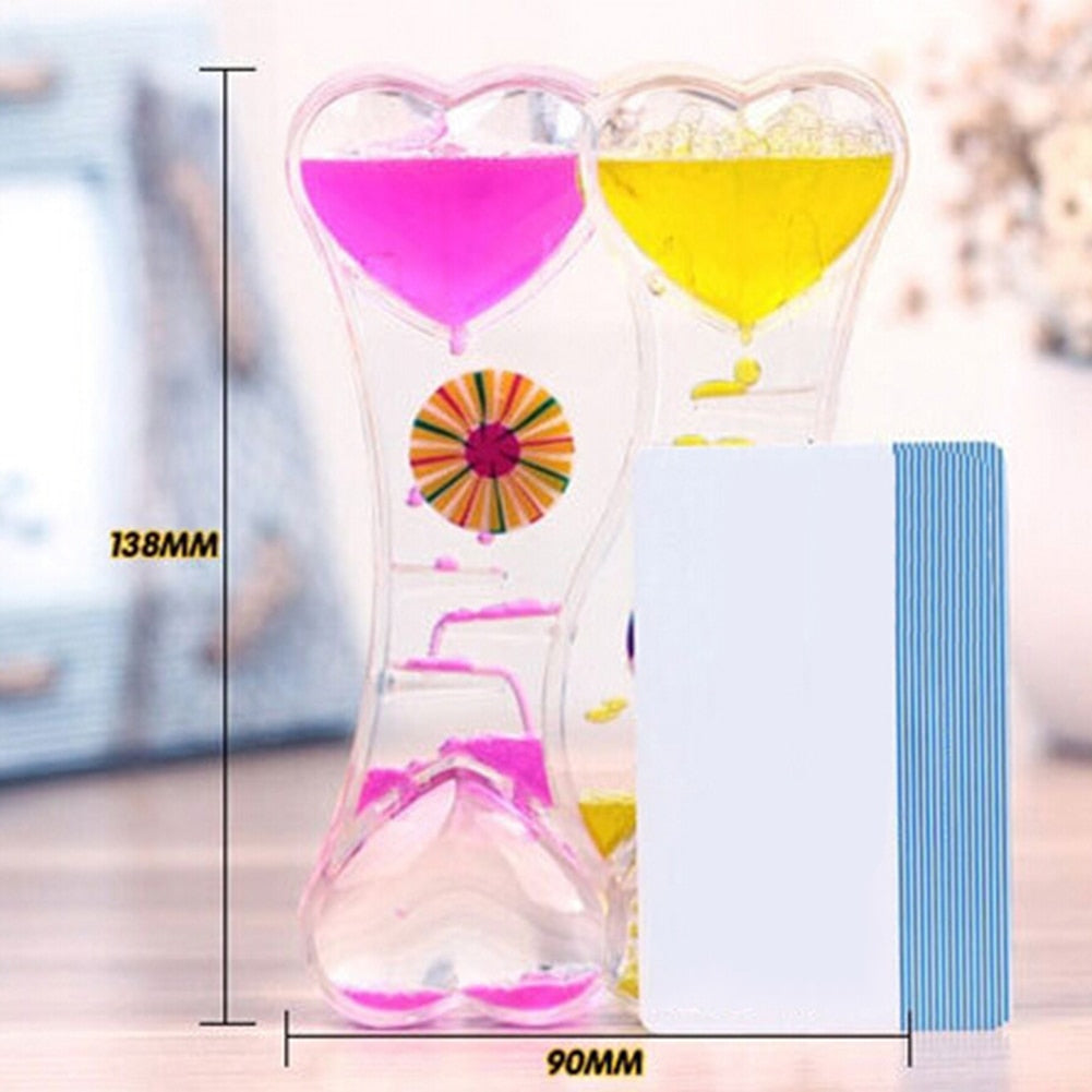 Dobbelt flytende hjerter timeglass | Skanto