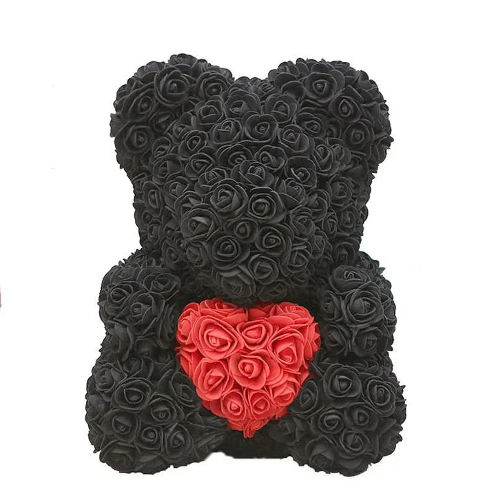 Skanto | Rose Teddy Bear with Handmade Foam Roses – 40cm