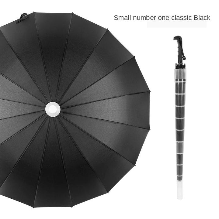 Minimalist Langt Håndtak Automatisk Paraply | Skanto