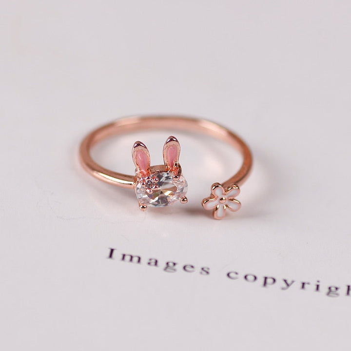 Skanto | Magic Radiant Rabbit Charm Ring