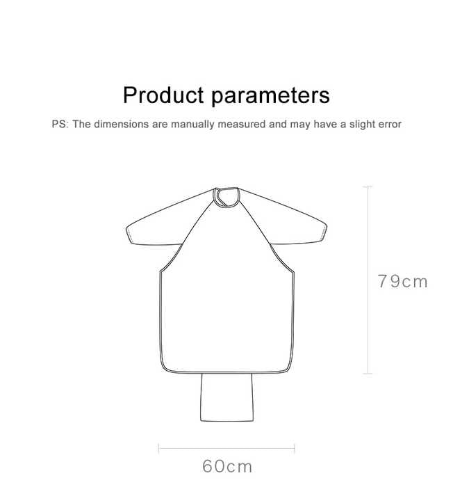 Norvo | Baby smekke med ermer – Vanntett barnesmække