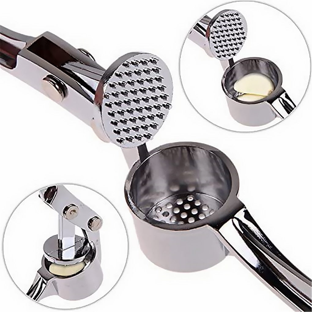 Effortless hvitløkspresse og moser - Premium rustfritt stål design | Skanto