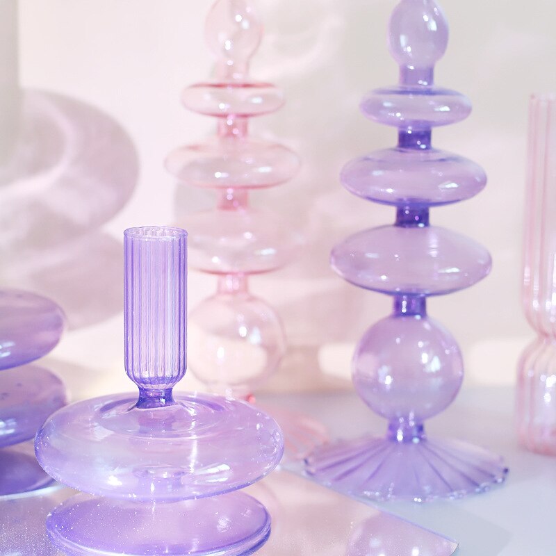 Skanto | Lilla Lysestake laget av Glass