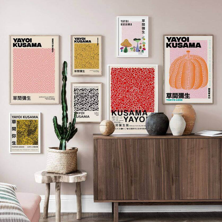 Skanto | Yayoi Kusama Abstrakt Premium Plakat