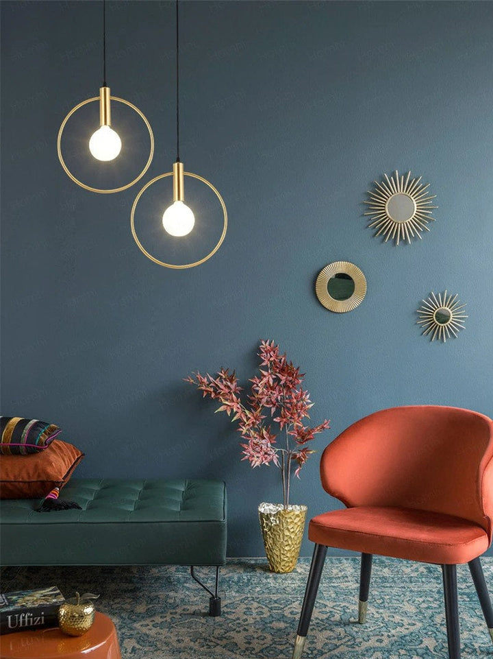 Moderne nordisk glass pendellamper