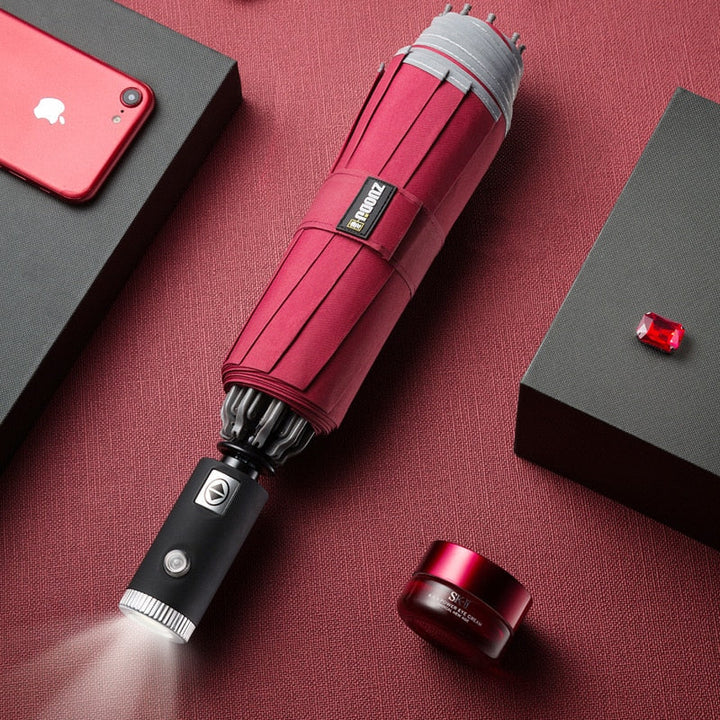 Skanto | Regnvern Elegant Automatisk LED Paraply