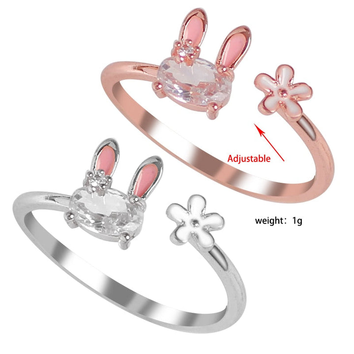 Skanto | Magic Radiant Rabbit Charm Ring