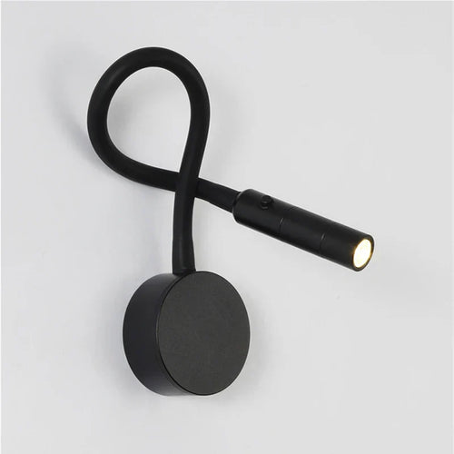 Skanto | Moderne Fleksibel LED Leselampe med Bryter for Soverom og Studie - 1W/3W