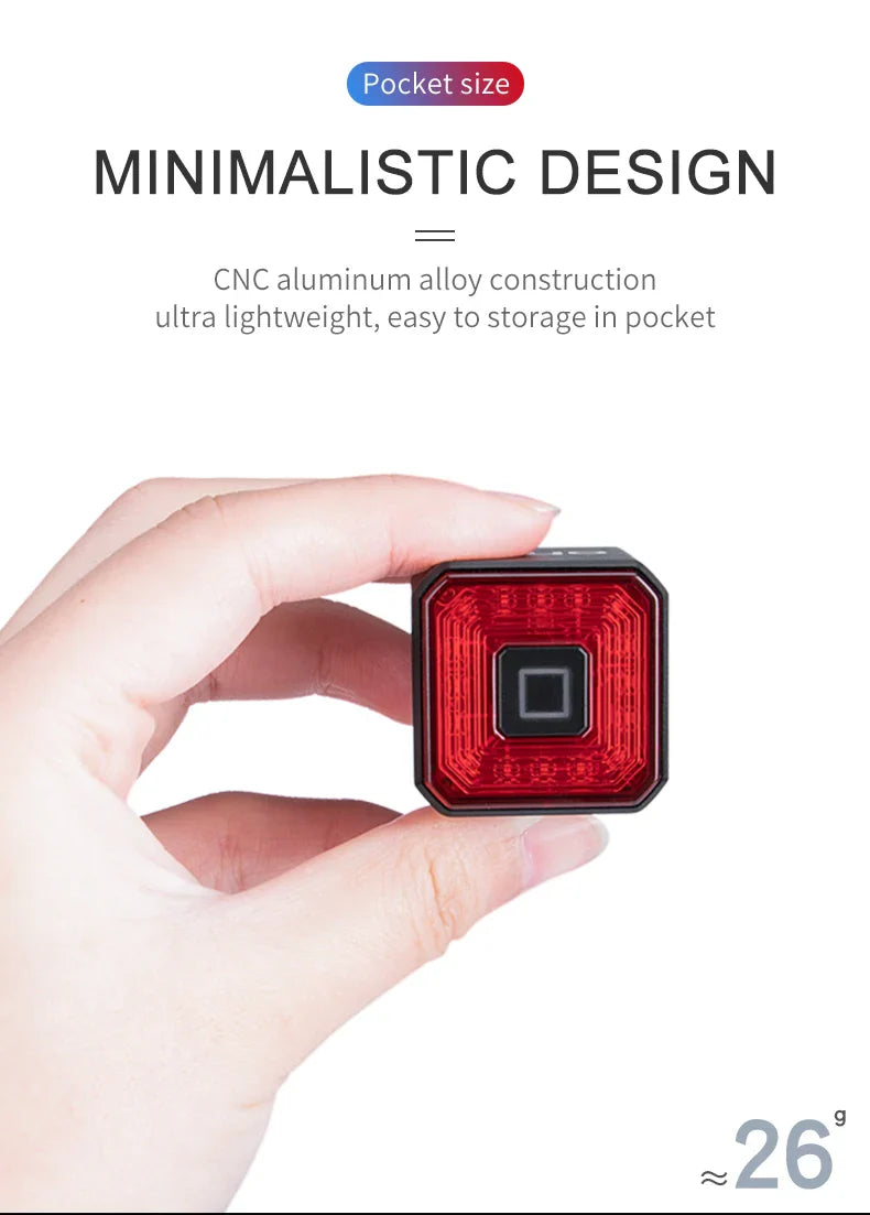Skanto | USB Smart Sykkel Brems Baklys