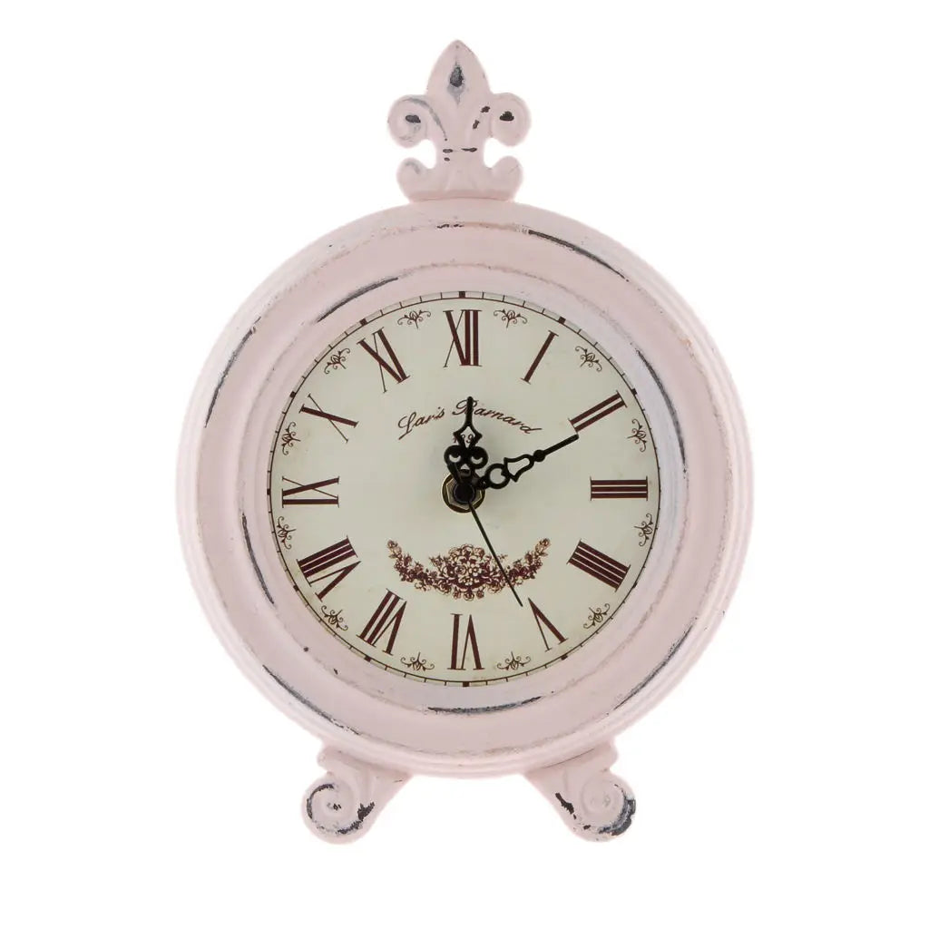 Skanto | Vintage Tre Stil Bordklokke med Alarm