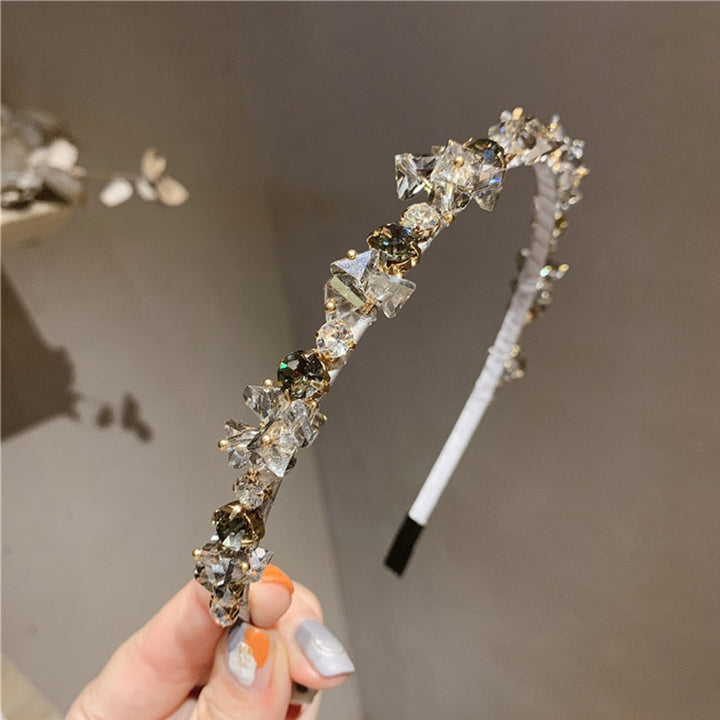 Skanto | Sofistikert Glitrende Rhinestone Krystall Hårbånd