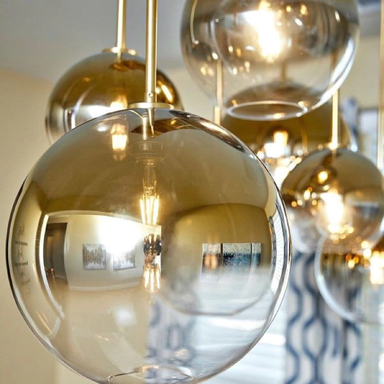 Moderne Glass Sphere Pendellamper | Skanto
