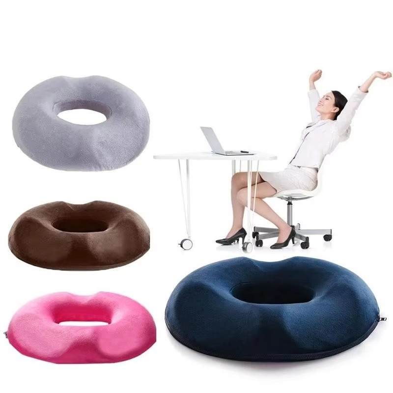 Skanto | Ortostatisk Minne Skum Doughnut Setekudde for Hemoroider og Halebein Lindring