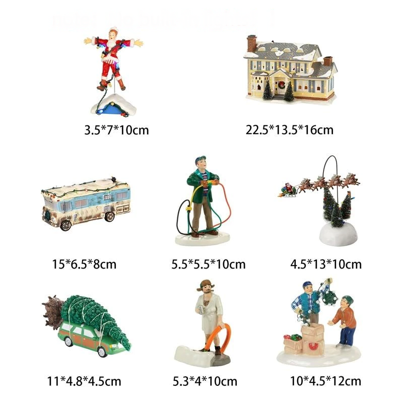 Norvo | Miniatyr Juletrehus Desktop Dekor