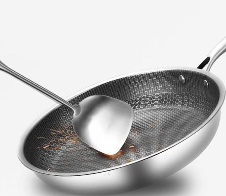 Skanto | PanPro 30cm Rustfritt Stål Non-Stick Stekepanne