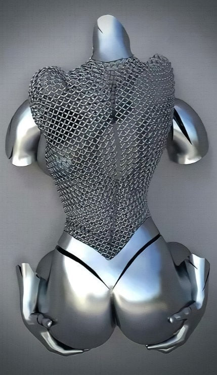 Skanto | Metallfigur Statuer Stiler Abstrakt Lærred Maleri Par Veggkunst Kjærlighet Skulptur Plakat Trykk Hjemmedekorasjon Stue Gaver