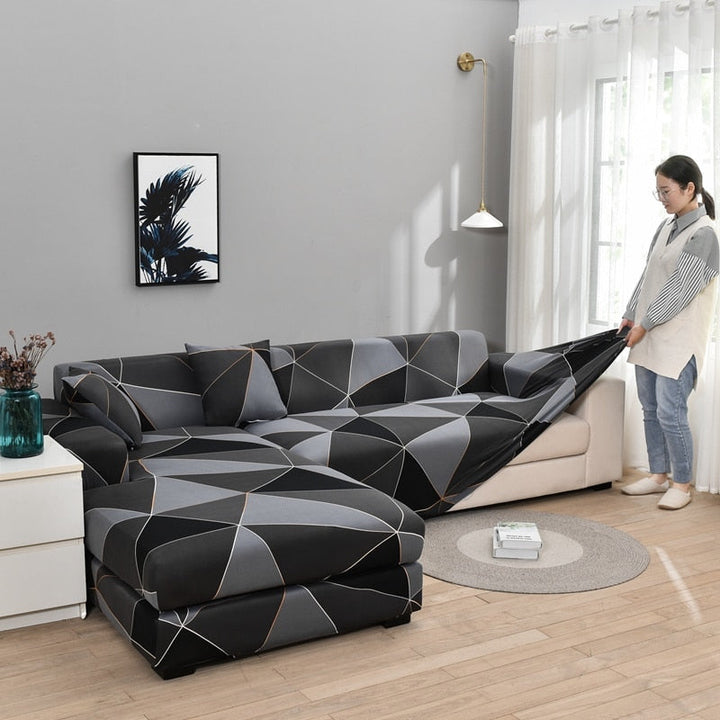 Skanto | Moderne Antiskli Fargerik Elastisk Sofa Trekk