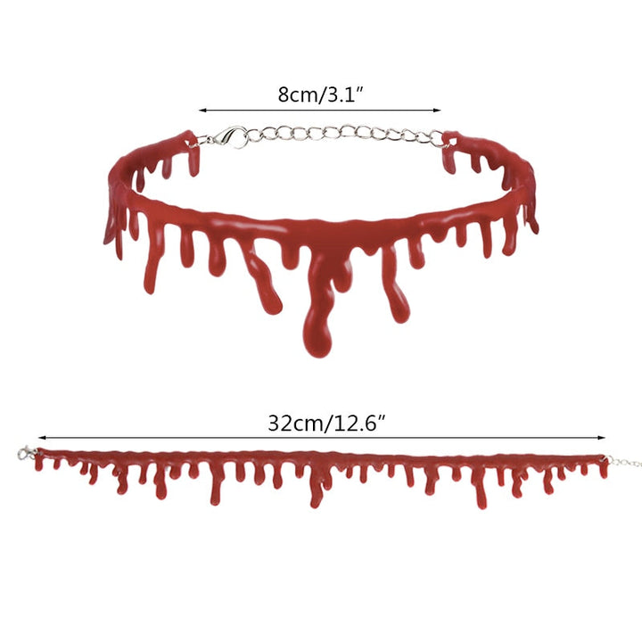Skanto | Fake Blood Drip Halloween Halskjeder