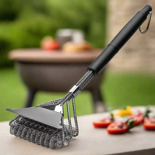 Skanto | gratis BBQ-børste - Sikker rustfritt stål grillrens
