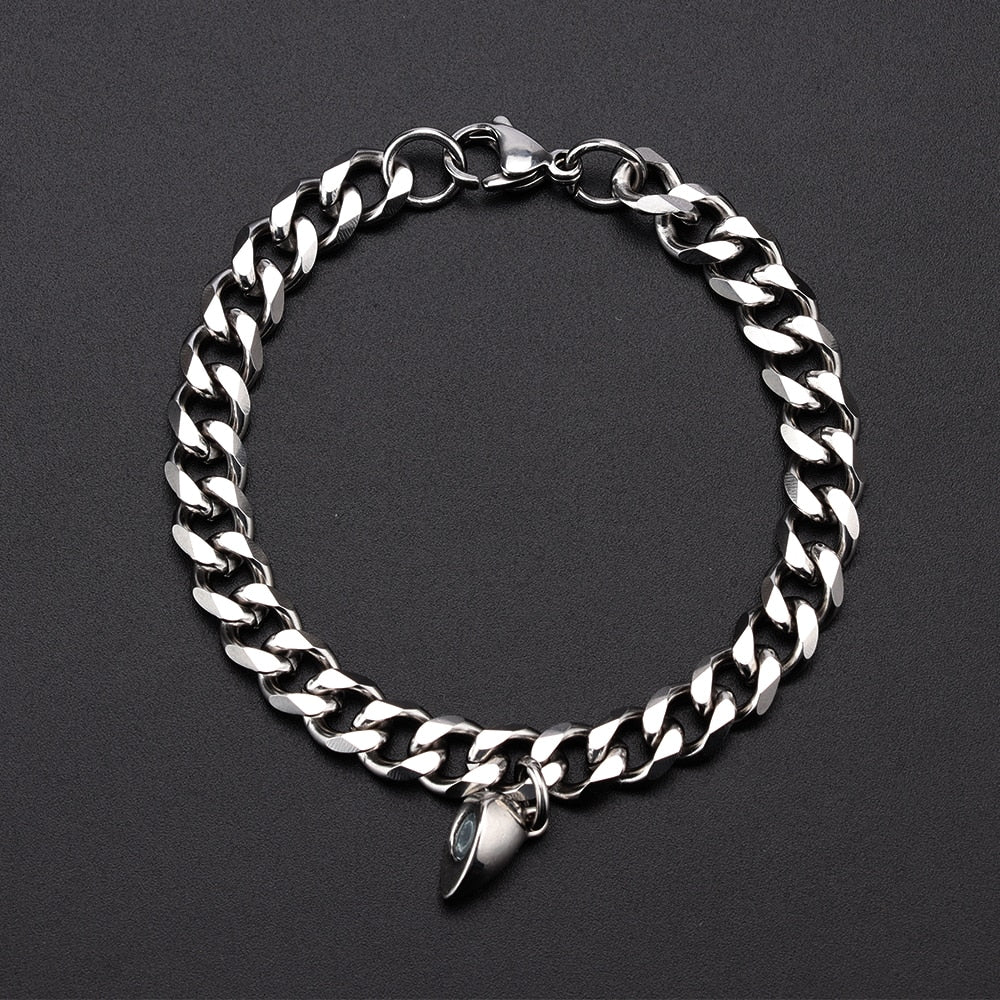 Skanto | Hjerteformet Magnet Par Armbånd