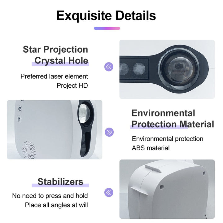 Skanto | Galaxy Glow Drevne Stjernehimmel Projektor