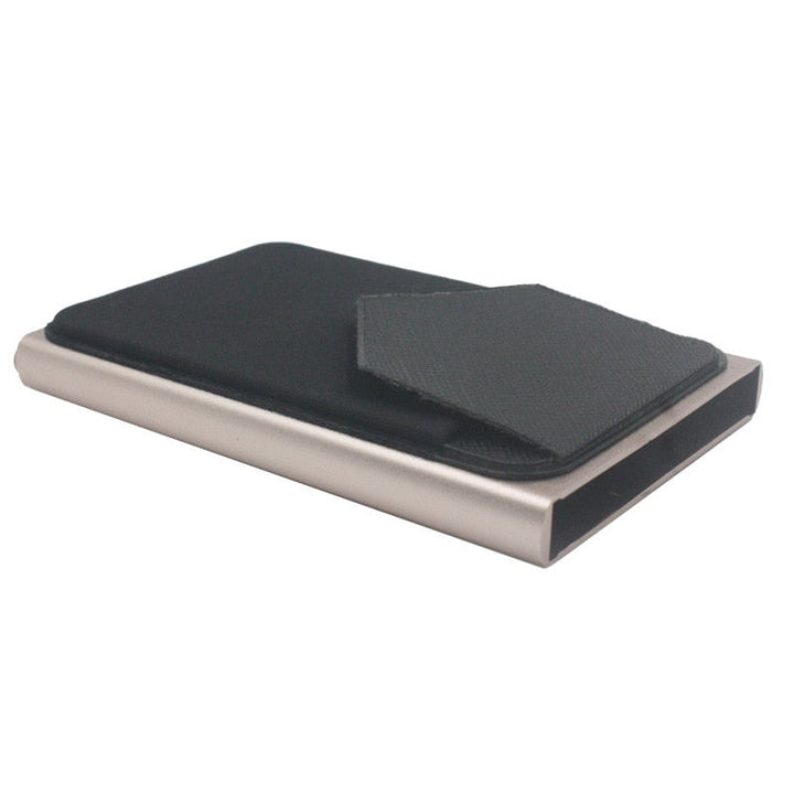 Skanto | Pop-Out Aluminium RFID Blokkerende Lommebok med Hurtigtilgang Skyver