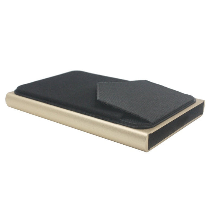 Skanto | Pop-Out Aluminium RFID Blokkerende Lommebok med Hurtigtilgang Skyver