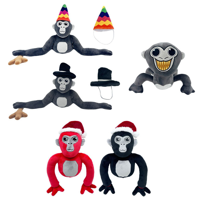 Skanto | Fargerik Monkey Plush Figur