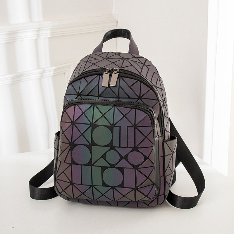 Skanto | Rainbow Rise Luminous Holographic Ryggsekk