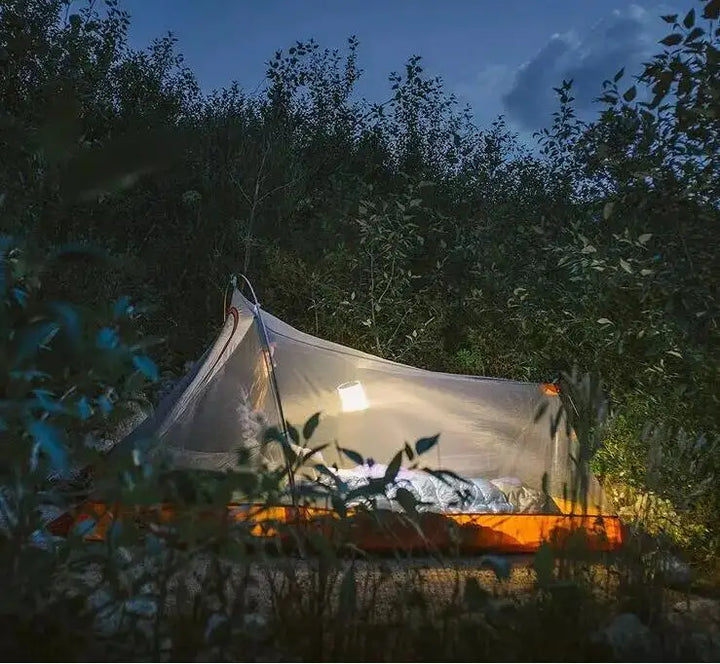 Skanto | Soldrevet sammenleggbar hage lampe – Bærbar LED utendørs belysning for hage og uteområde