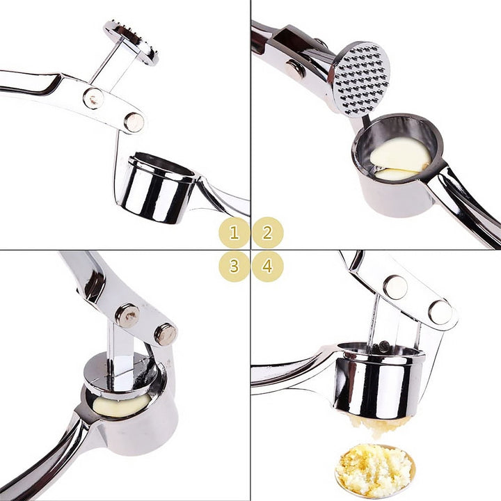 Effortless hvitløkspresse og moser - Premium rustfritt stål design | Skanto