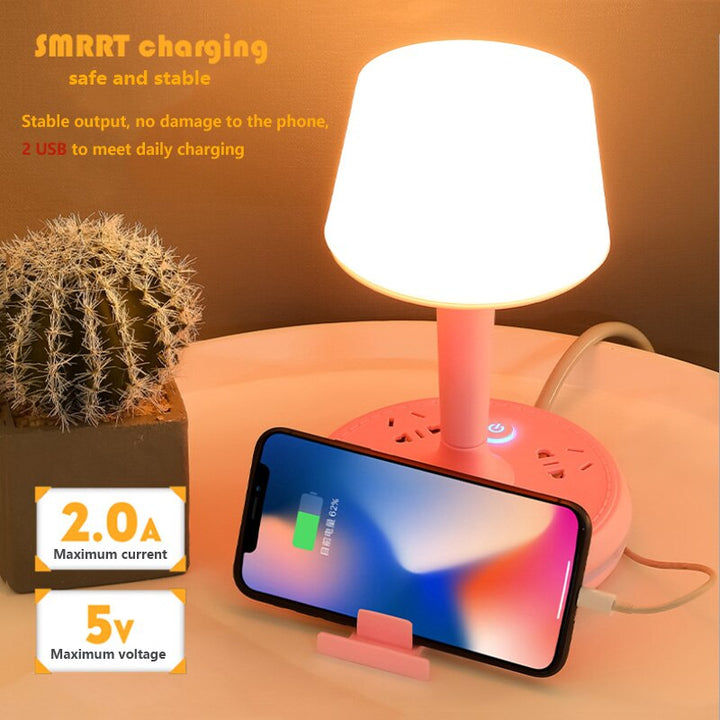 Multi Power Strip Phone Holder TaSkantoe Lamp | Skanto