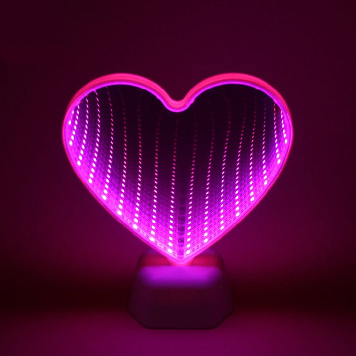 Skanto | Hjerte Speil LED Nattlampe