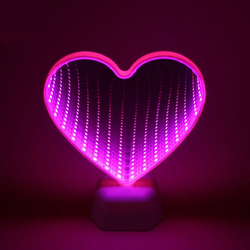 Skanto | Hjerte Speil LED Nattlampe
