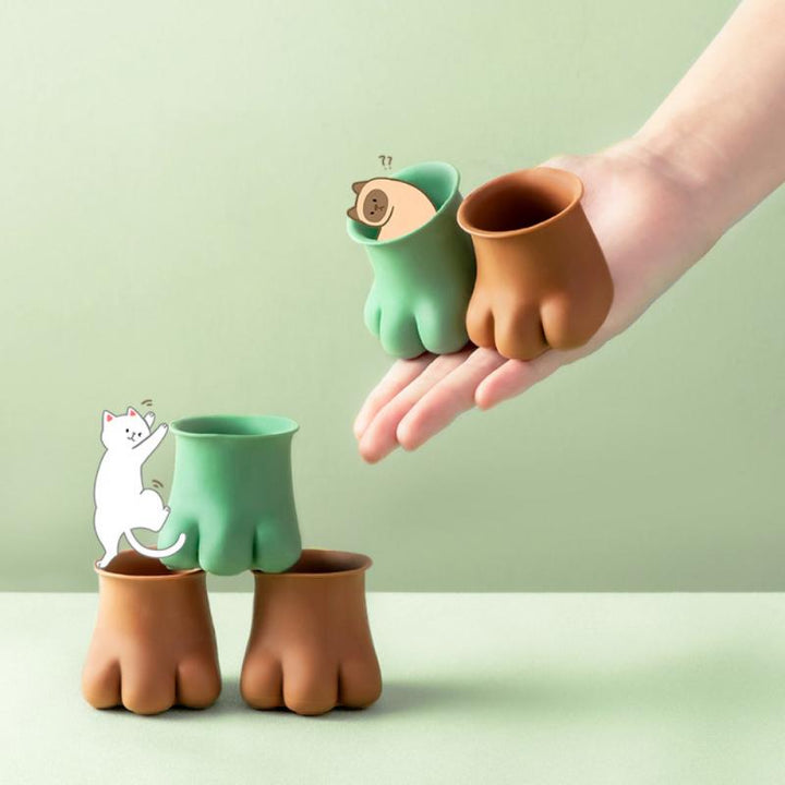 Skanto | 4Pcs Rutsikre katt poter møbelben dekselet