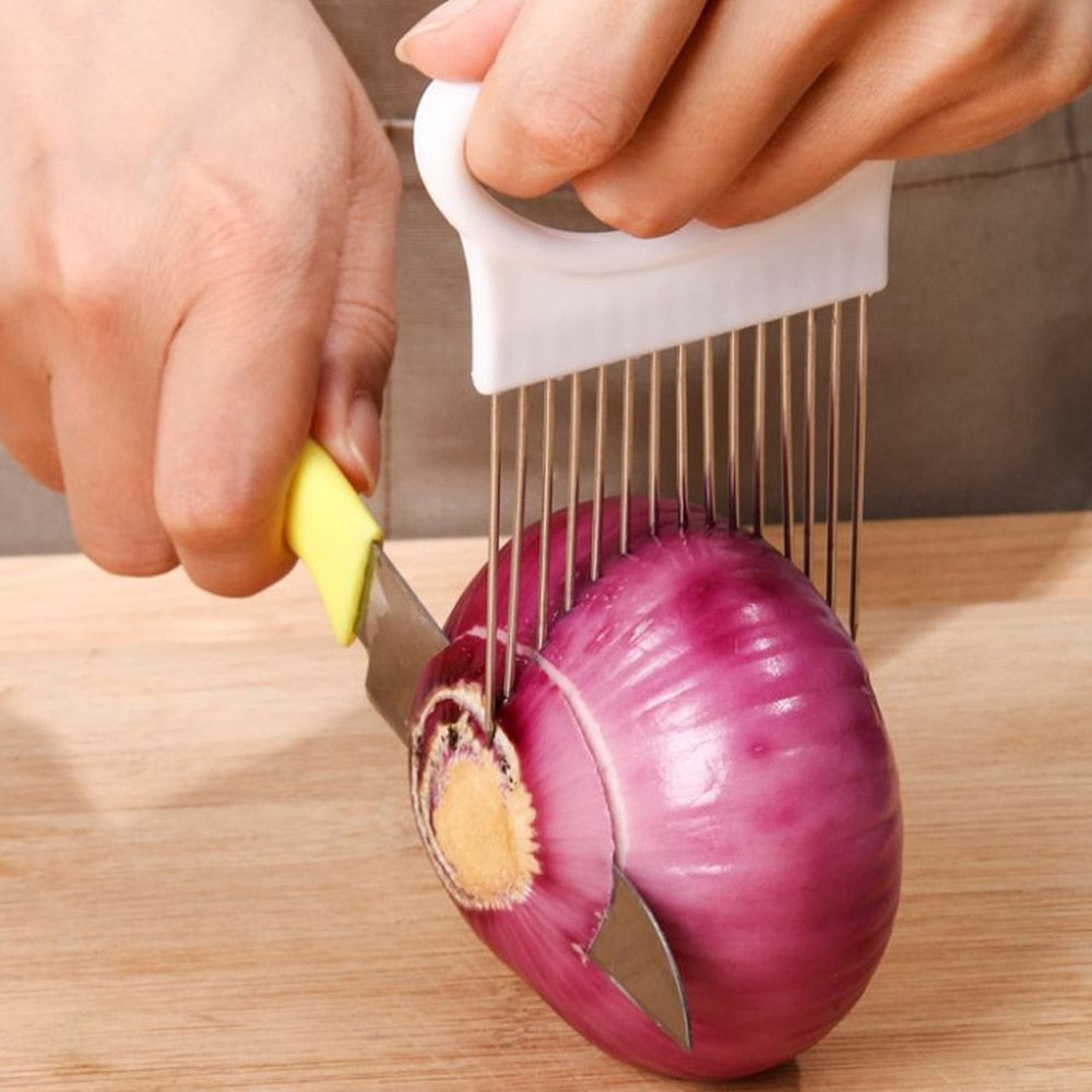 OnionMaster Cutter - Håndholdt Skiver for Kjøkken Skanto